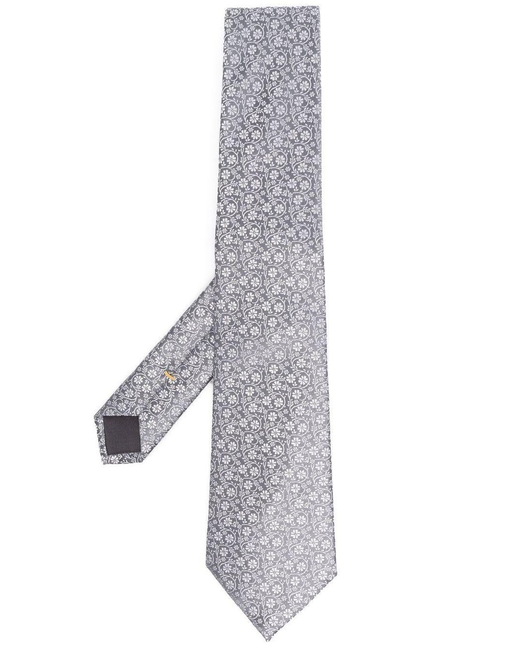 Farfetch Herren Accessoires Krawatten & Fliegen Krawatten Monogram-pattern jacquard silk tie 