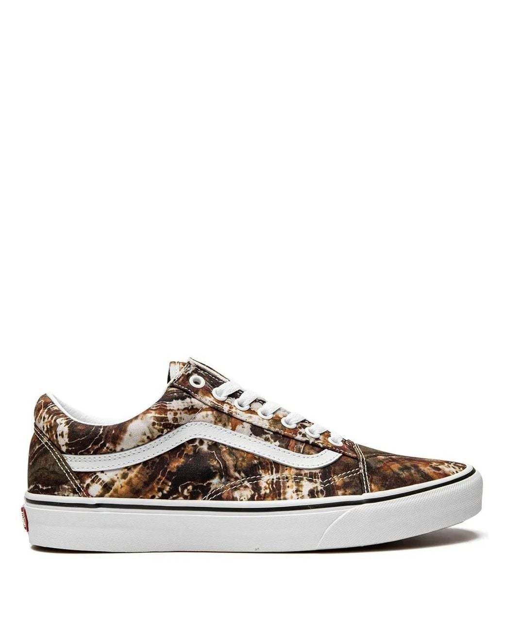 Vans Brown Old Skool "Tie Dye" Sneakers
