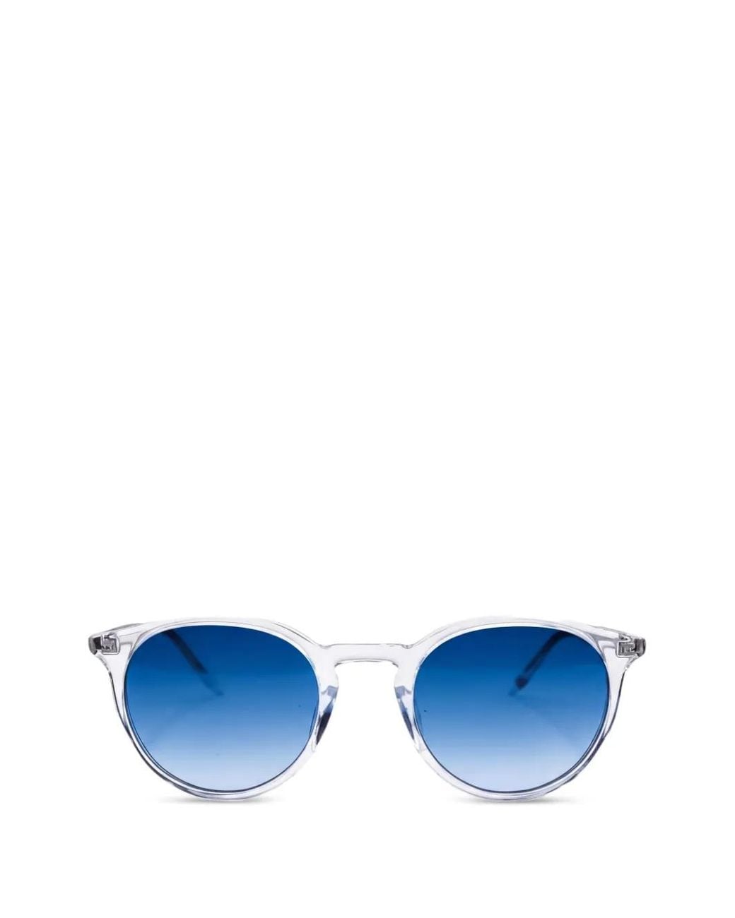 White Gear Blue Rounded Square Barton Perreira Norton Round-Frame Sunglasses in Blue for Men | Lyst
