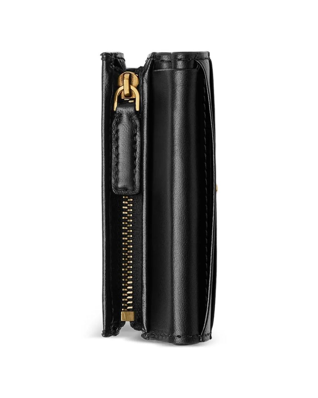 Versace Black Roomy Leather Wallet
