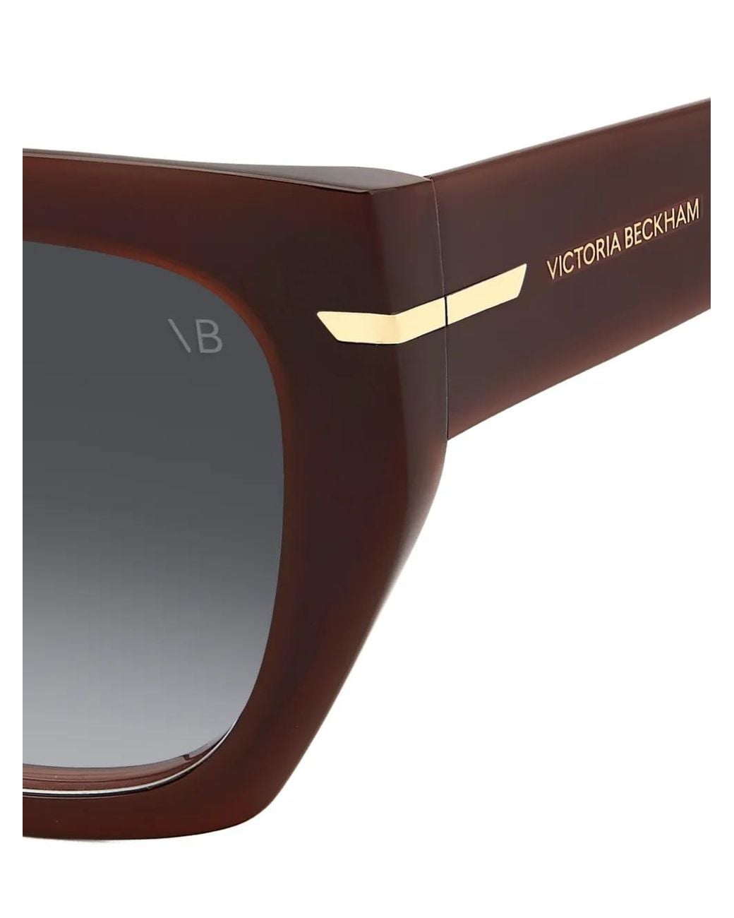 Victoria Beckham Black Cat-Eye Sunglasses