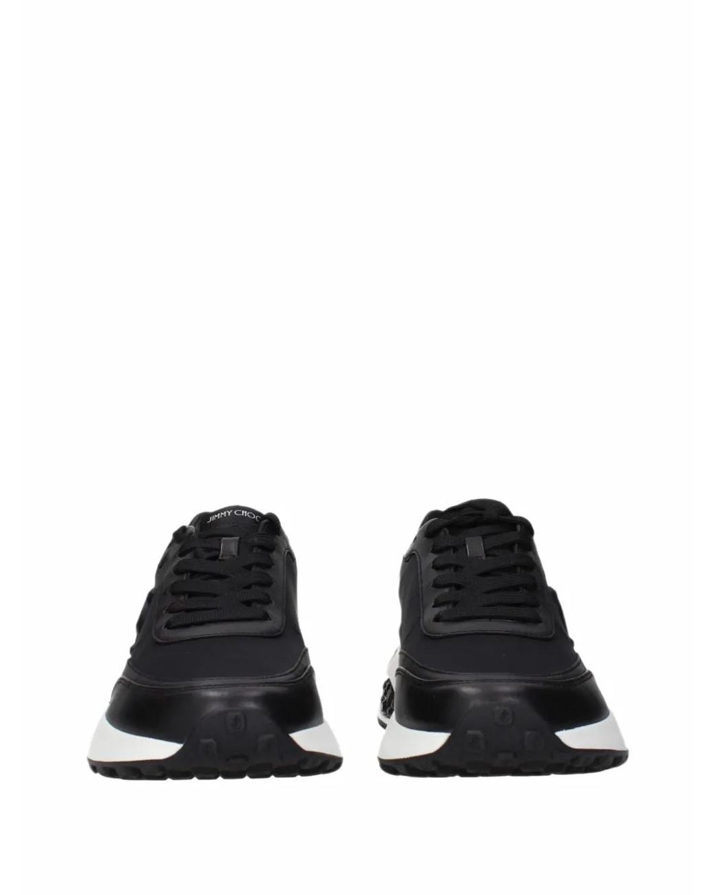 Jimmy Choo Black Memphis Lace-Up Sneakers for men