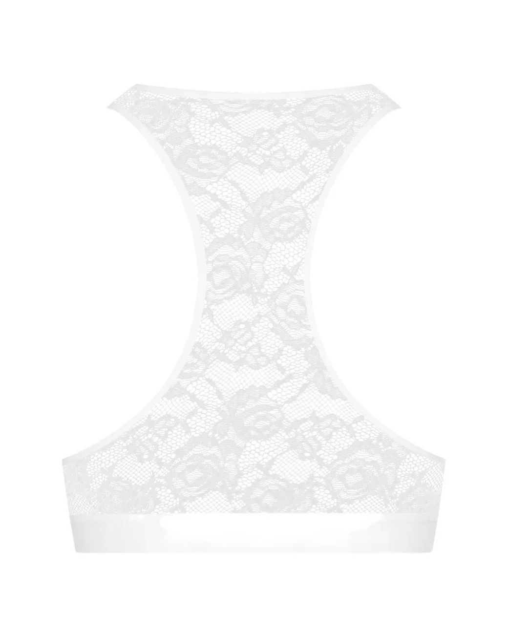 Maison Close White Flashback Lace Bralette