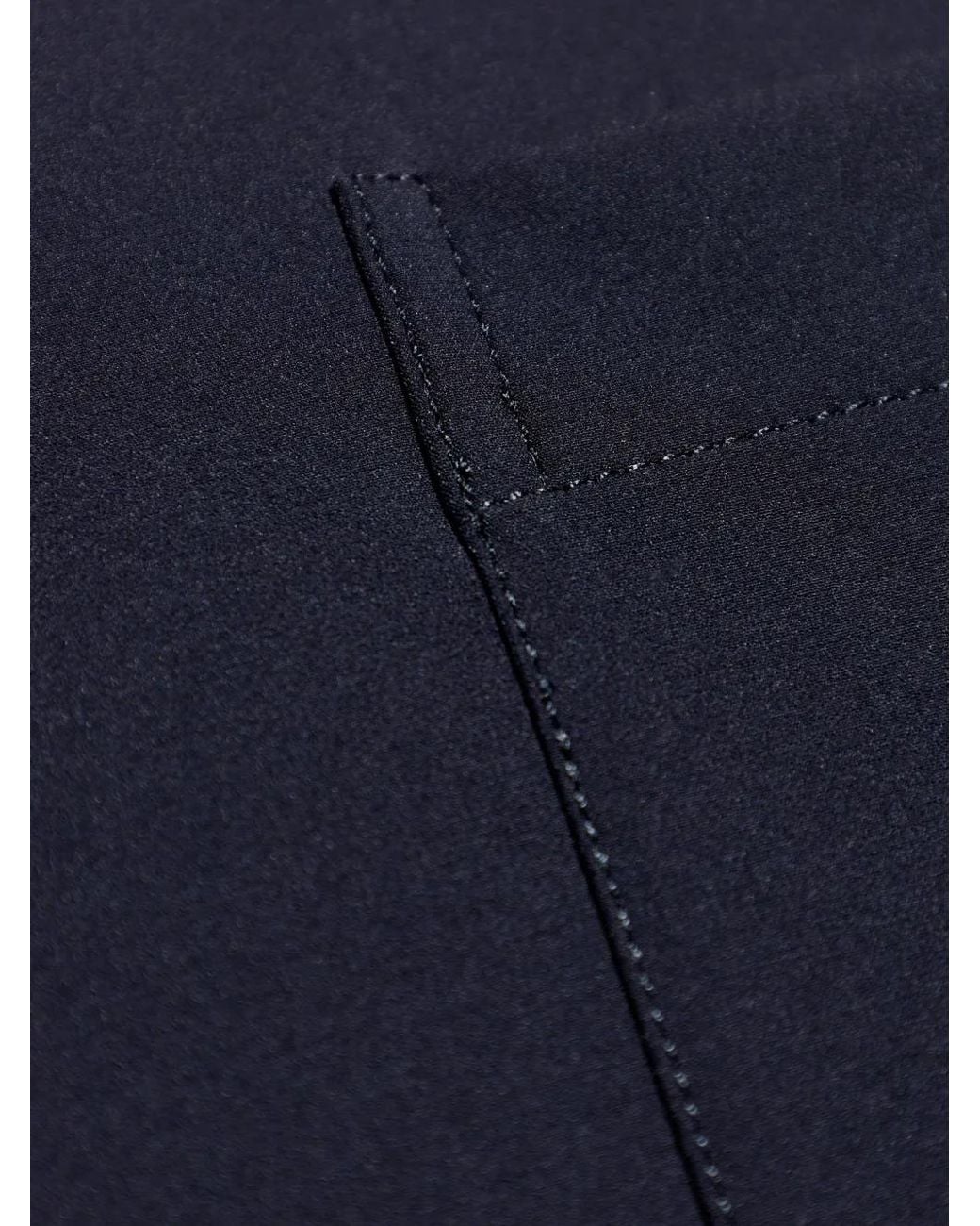 Paul & Shark Blue Front-Pocket Shirt for men