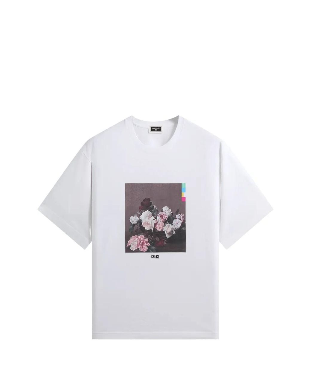 Kith White Records For New Order Power Corruption Lies Alex T-Shirt for men