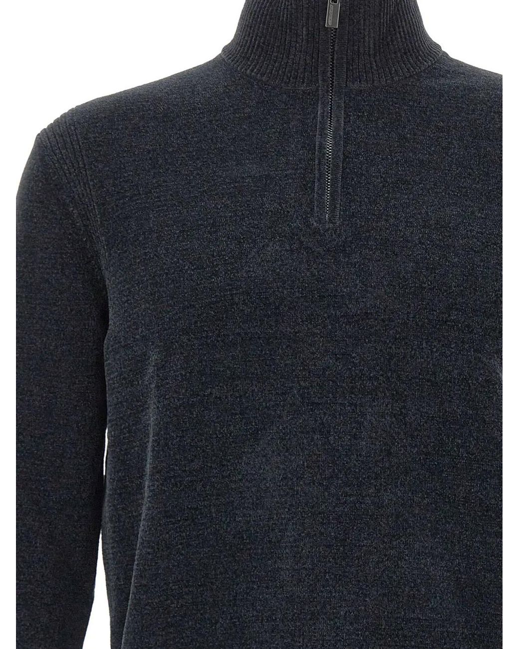 Rrd Blue Half-Zip Sweater for men