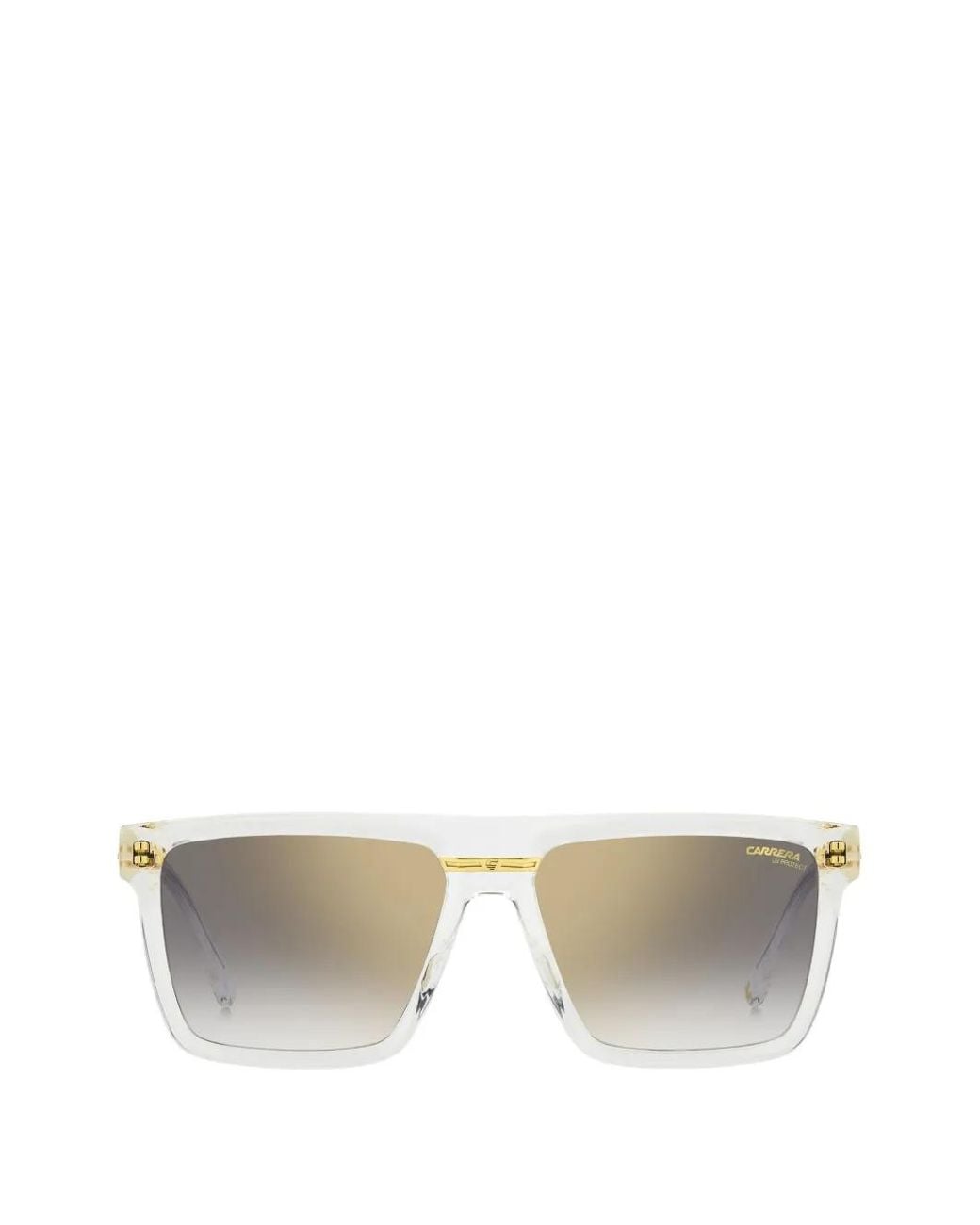 Carrera White Victory Square-Frame Sunglasses for men