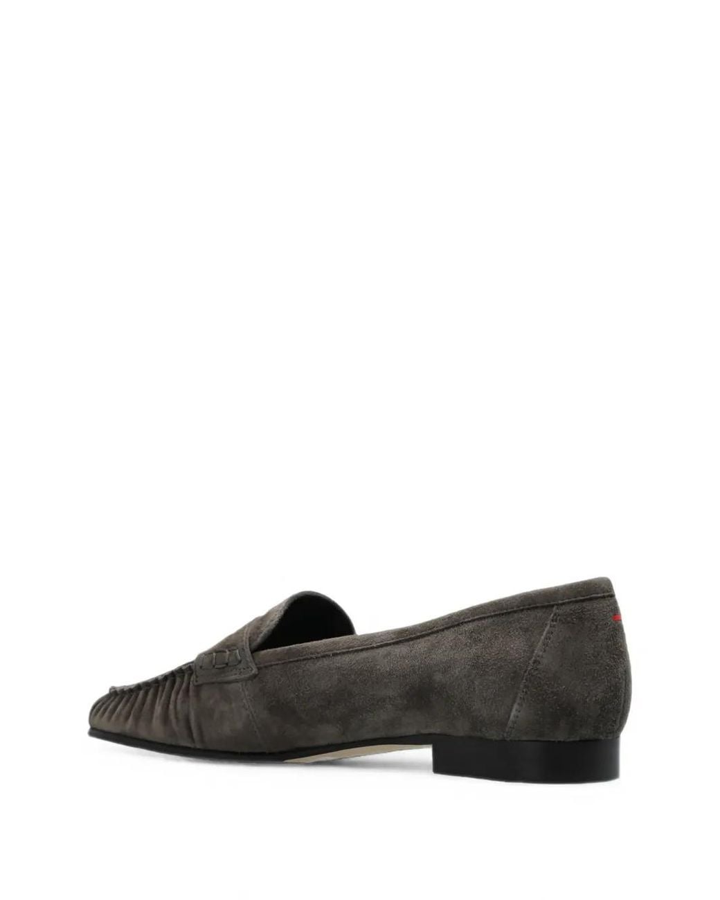 Aeyde Brown Aldous Suede Loafers