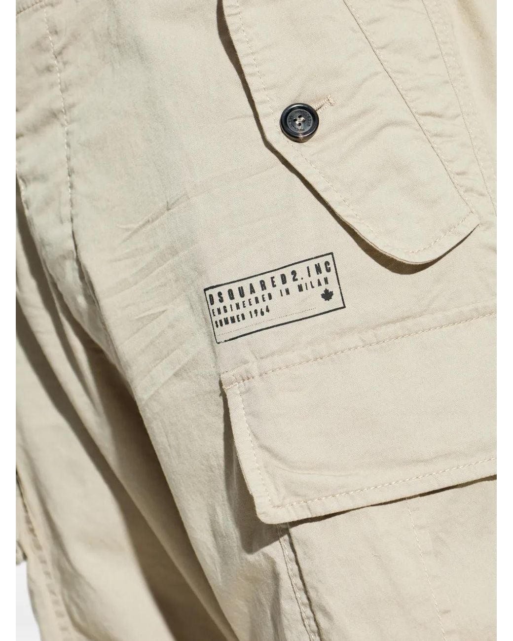 Straight Trousers DSquared² de hombre de color Natural