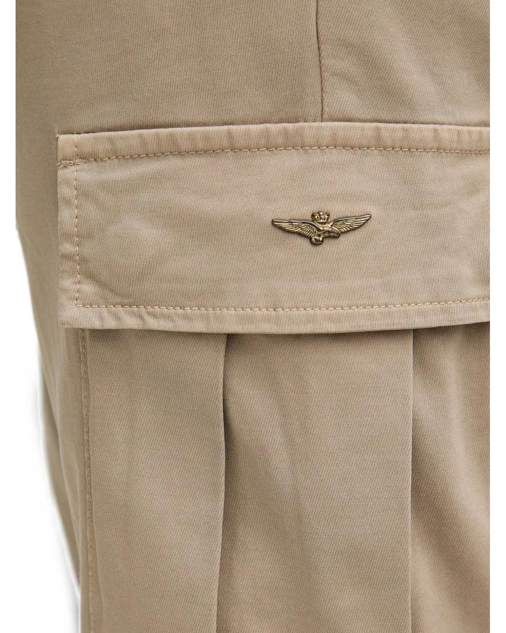 Aeronautica Militare Natural Straight-Leg Trousers for men