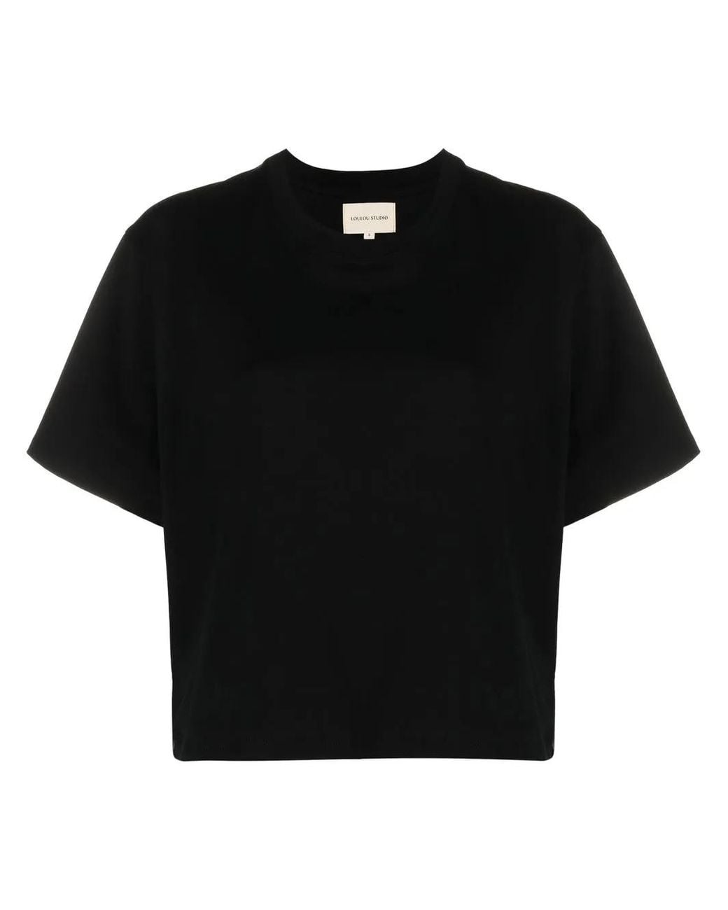 Loulou de Saison Black Telanto Cotton Tshirt