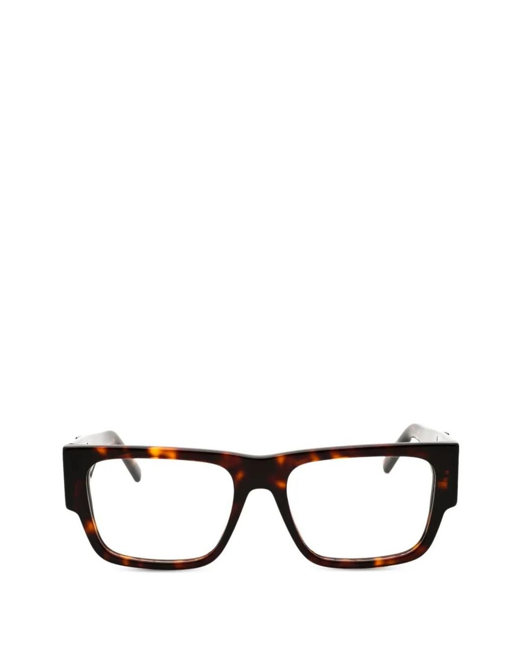 MCM Black Lunettes De Vue Havana Carrées À Effet Écailles De Tortue