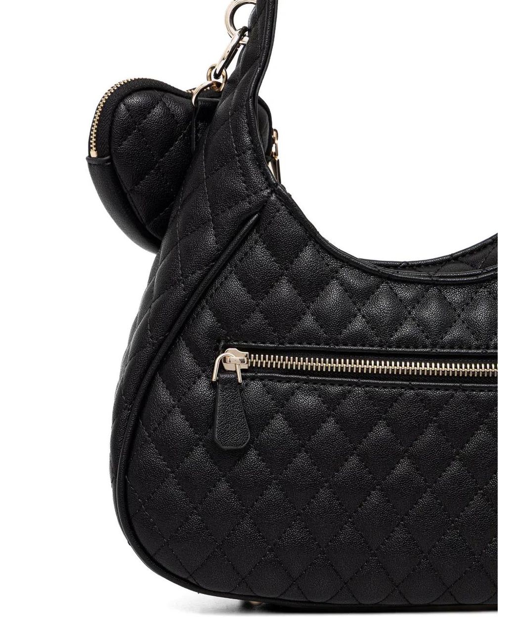 Guess Black Atabey Logo-Detail Tote Bag