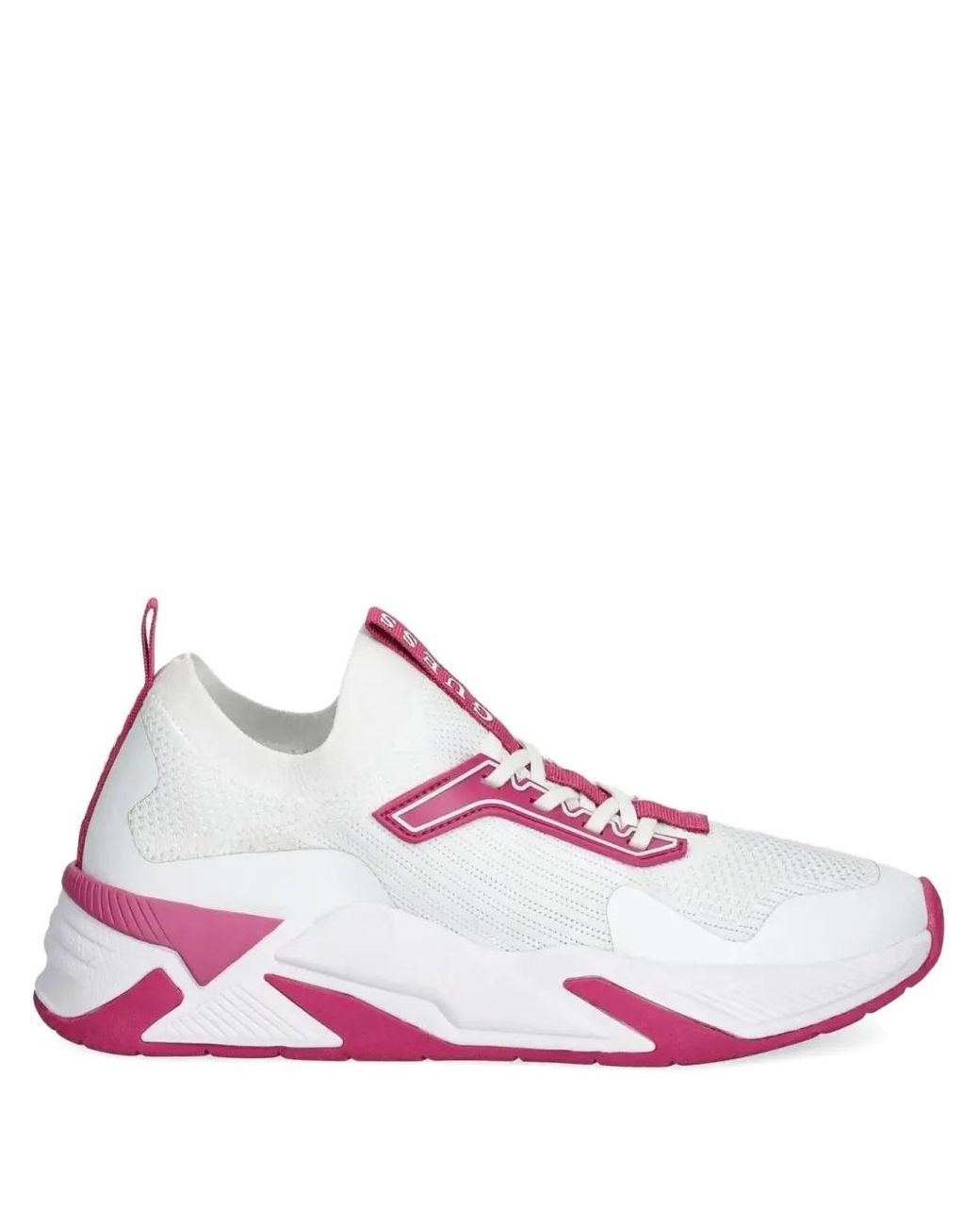 Guess Pink Gaxtin Mesh-Panel Sneakers
