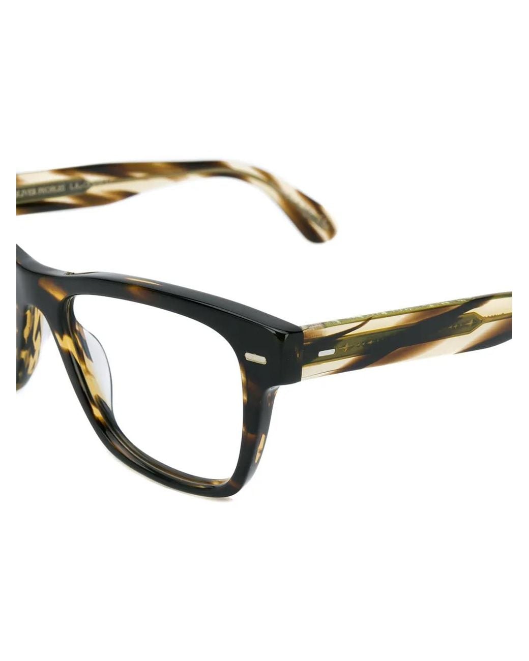 Oliver Peoples Black Square Frame Glasses
