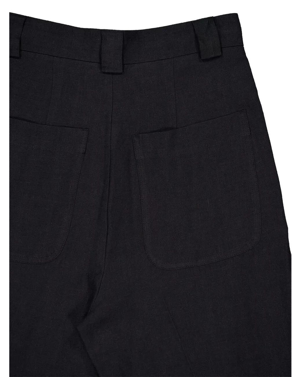 Zeus + Dione Blue Wide-Leg Trousers