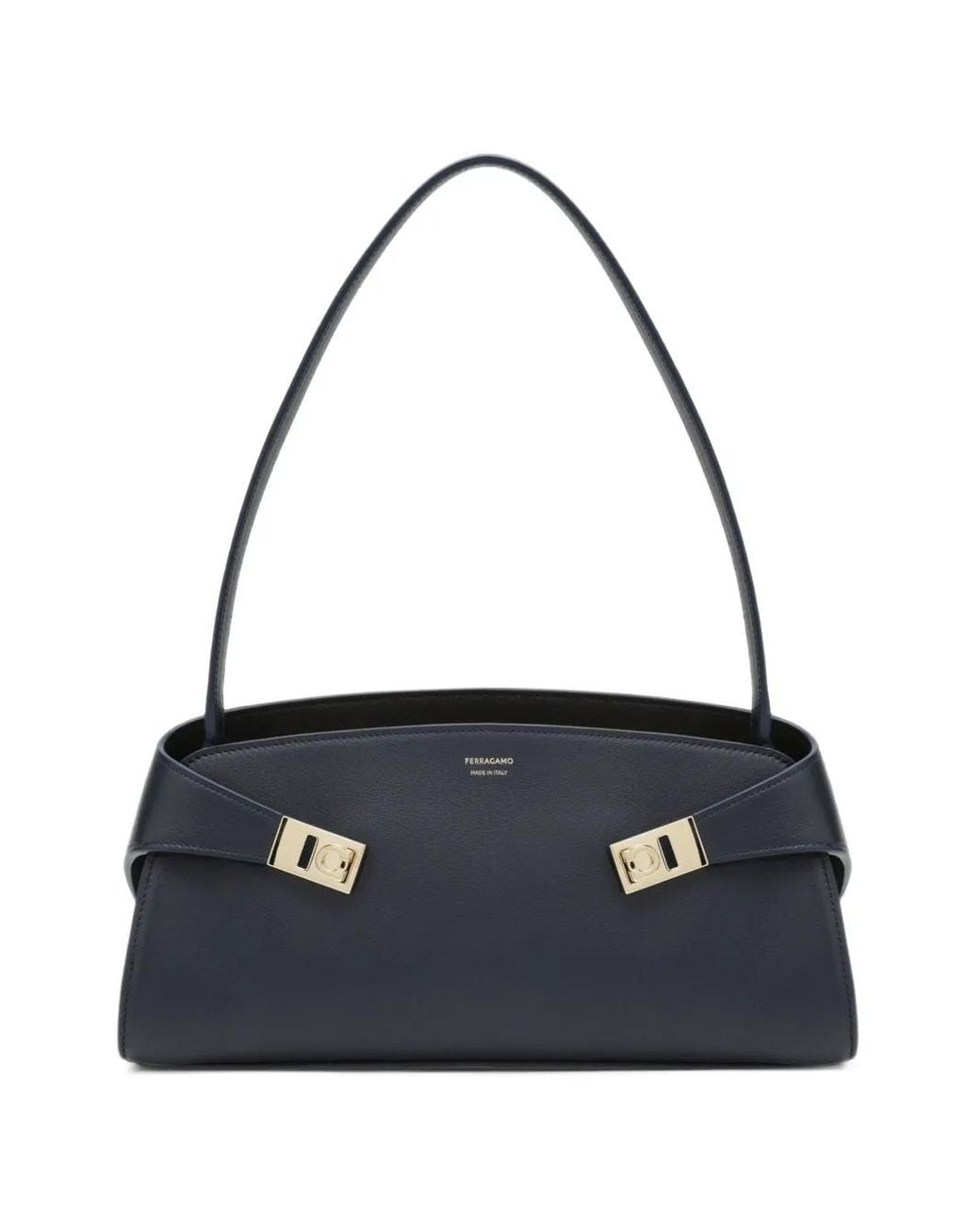 Ferragamo Blue Hug East-West Shoulder Bag