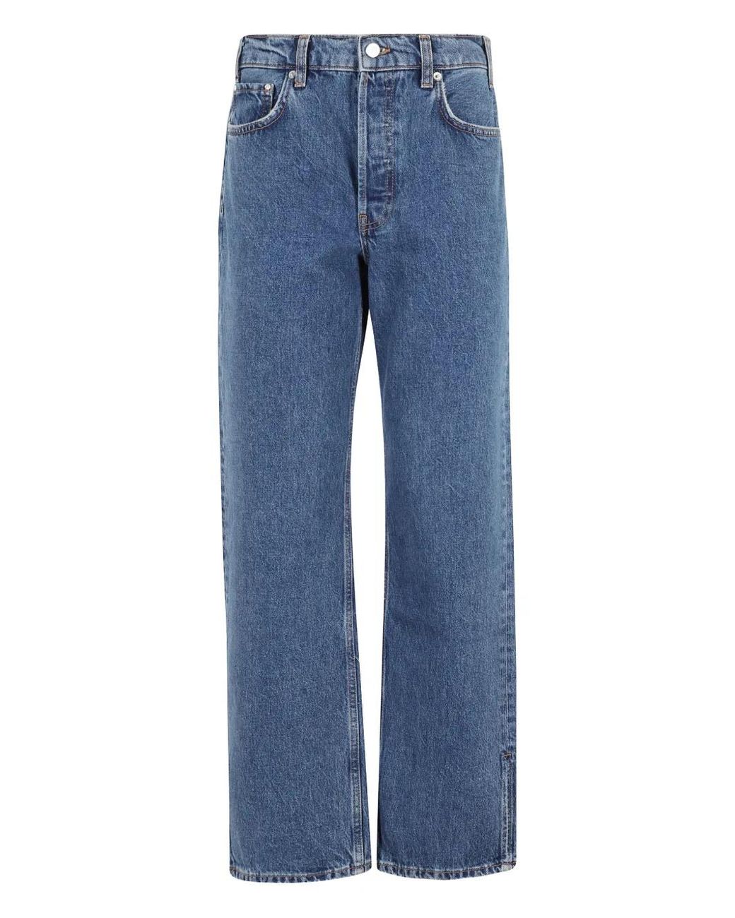 Anine Bing Blue Roy Washed Jeans