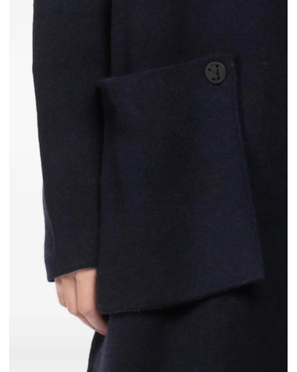 Oyuna Blue Olamu Reversible Pocket Long Coat