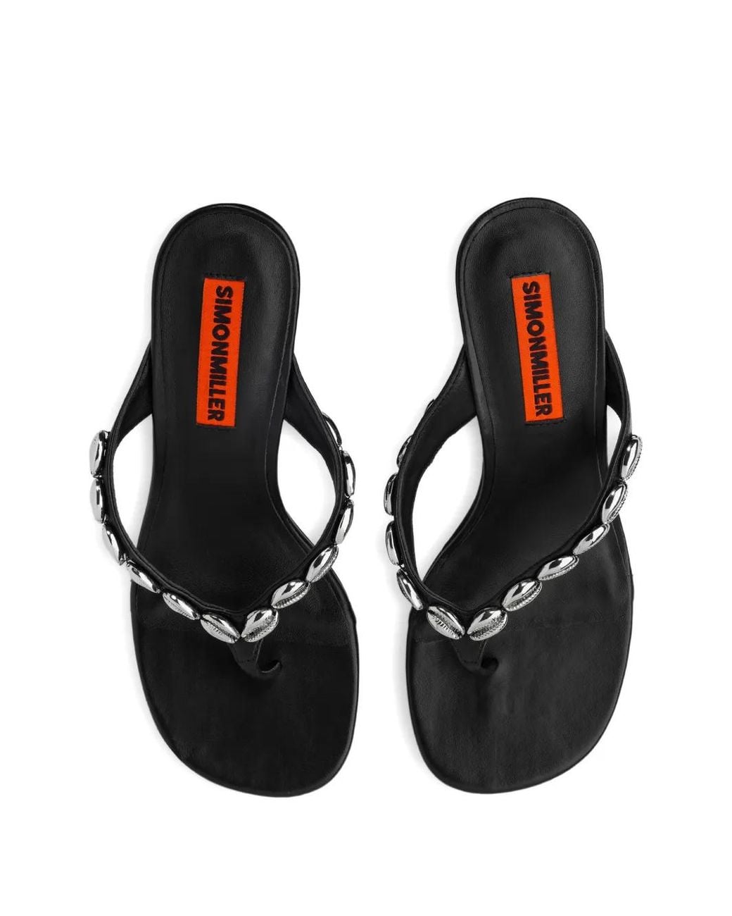 Simon Miller White Soleil Round-Toe Sandals