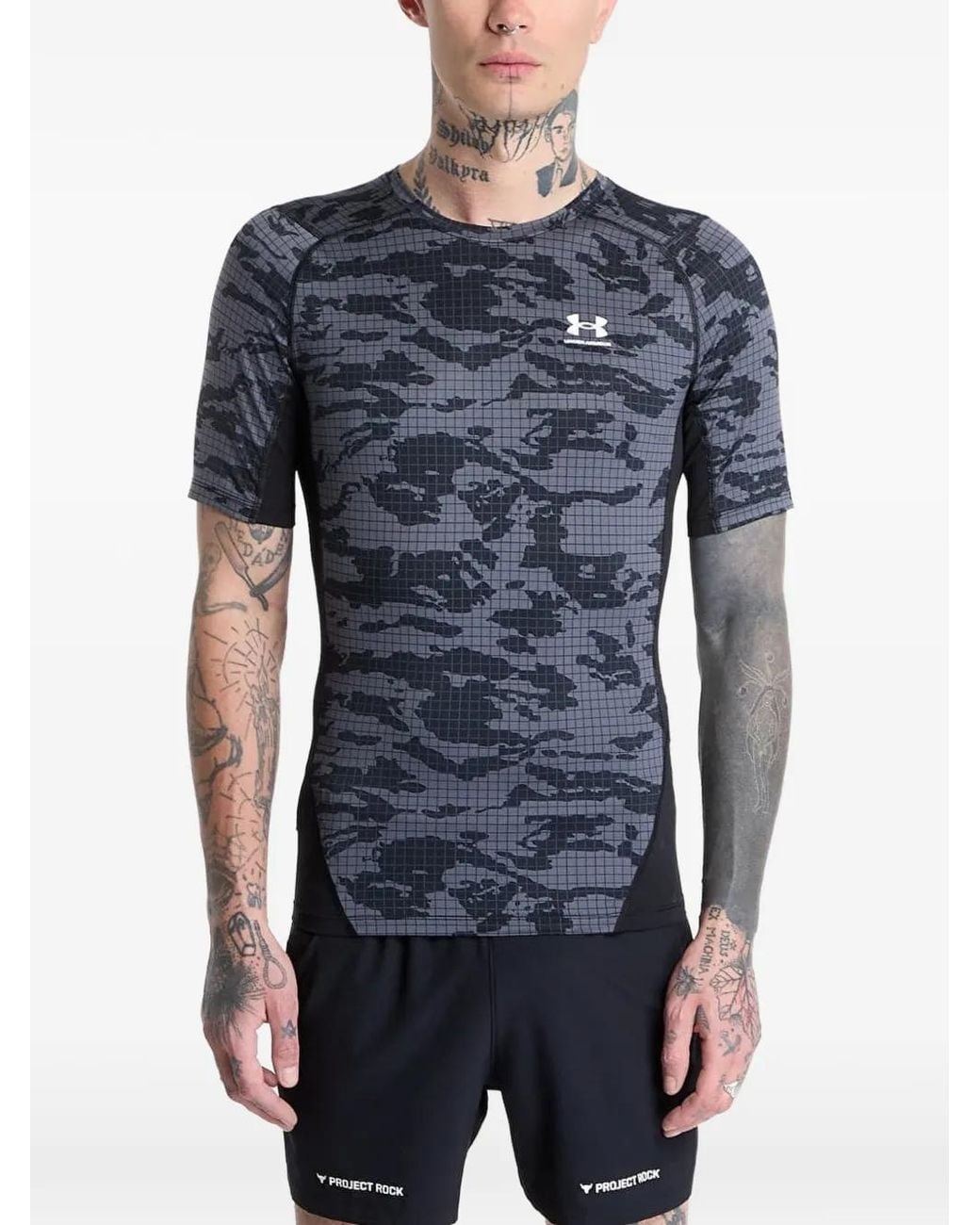 Under Armour Blue Hg Printed Top for men