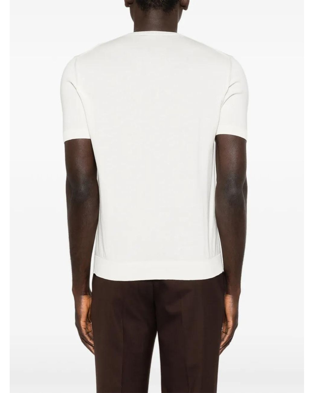 Eraldo White T-Shirt À Manches Courtes for men