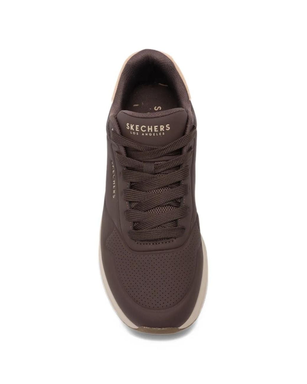 Skechers Brown Perforated Sneakers for men