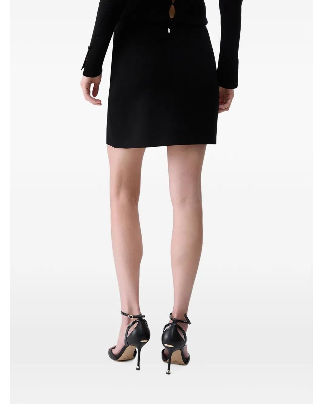 Liu Jo Gebreide Mini-Rok in het Black