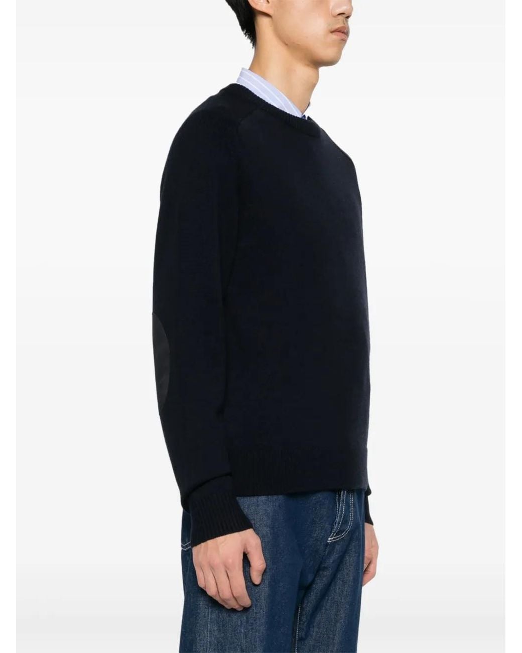 Theory Blue Morlan Knitted Jumper for men