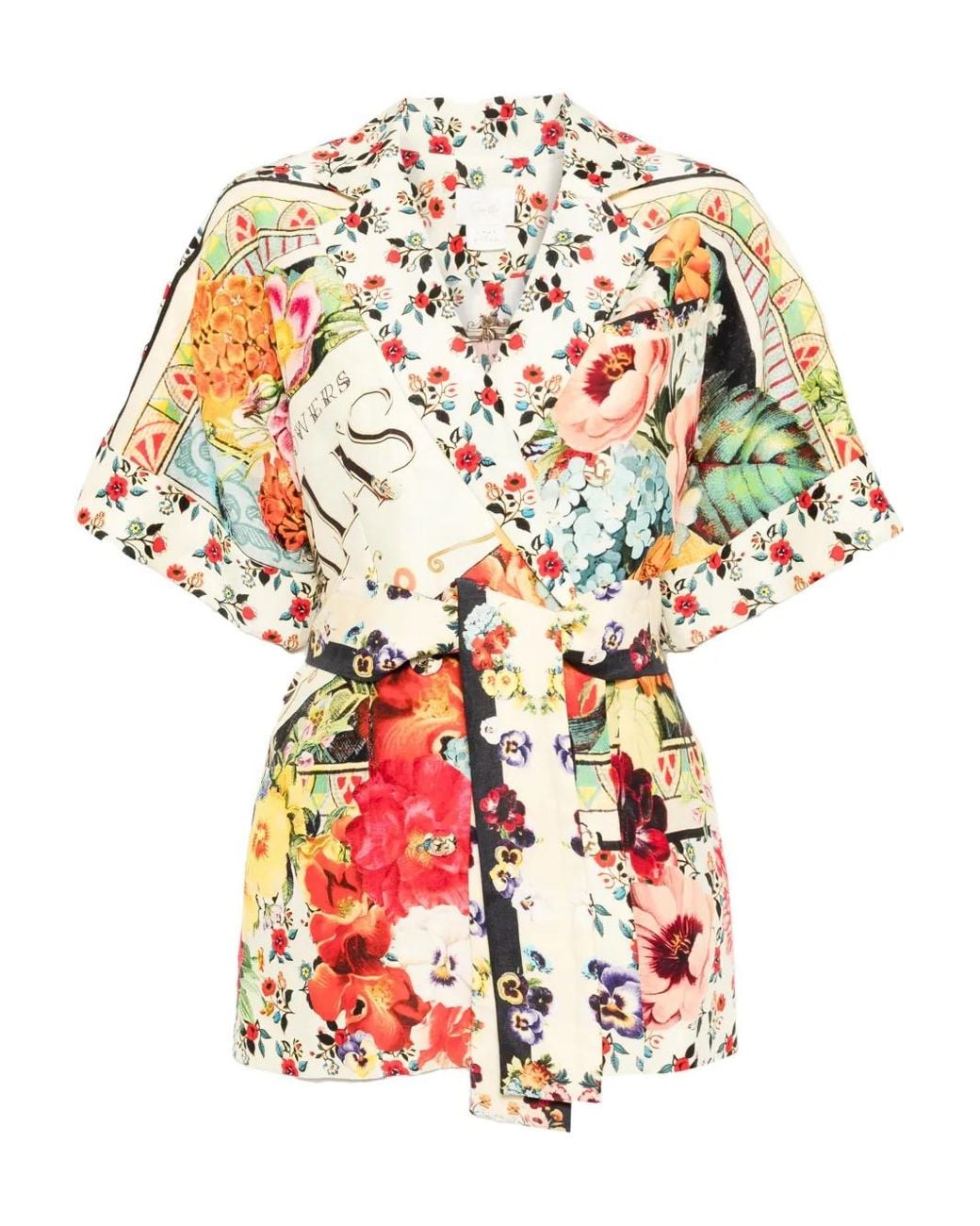 Camilla White Aromatic Amor Double-Breasted Jacket