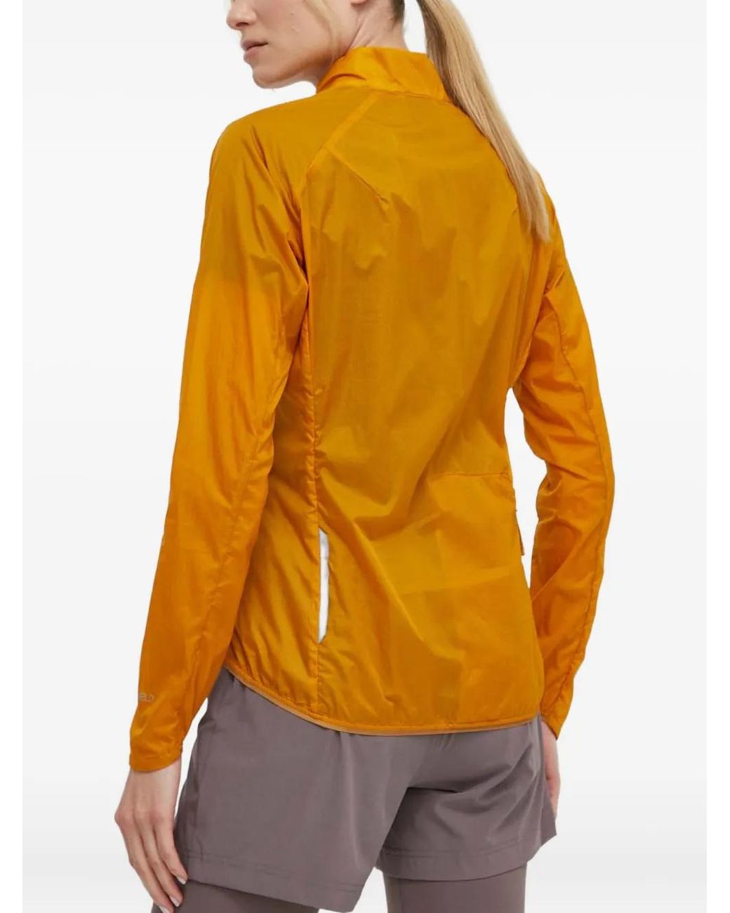 Jack Wolfskin Orange Gravex Wind Zip-Fastening Performance Jacket