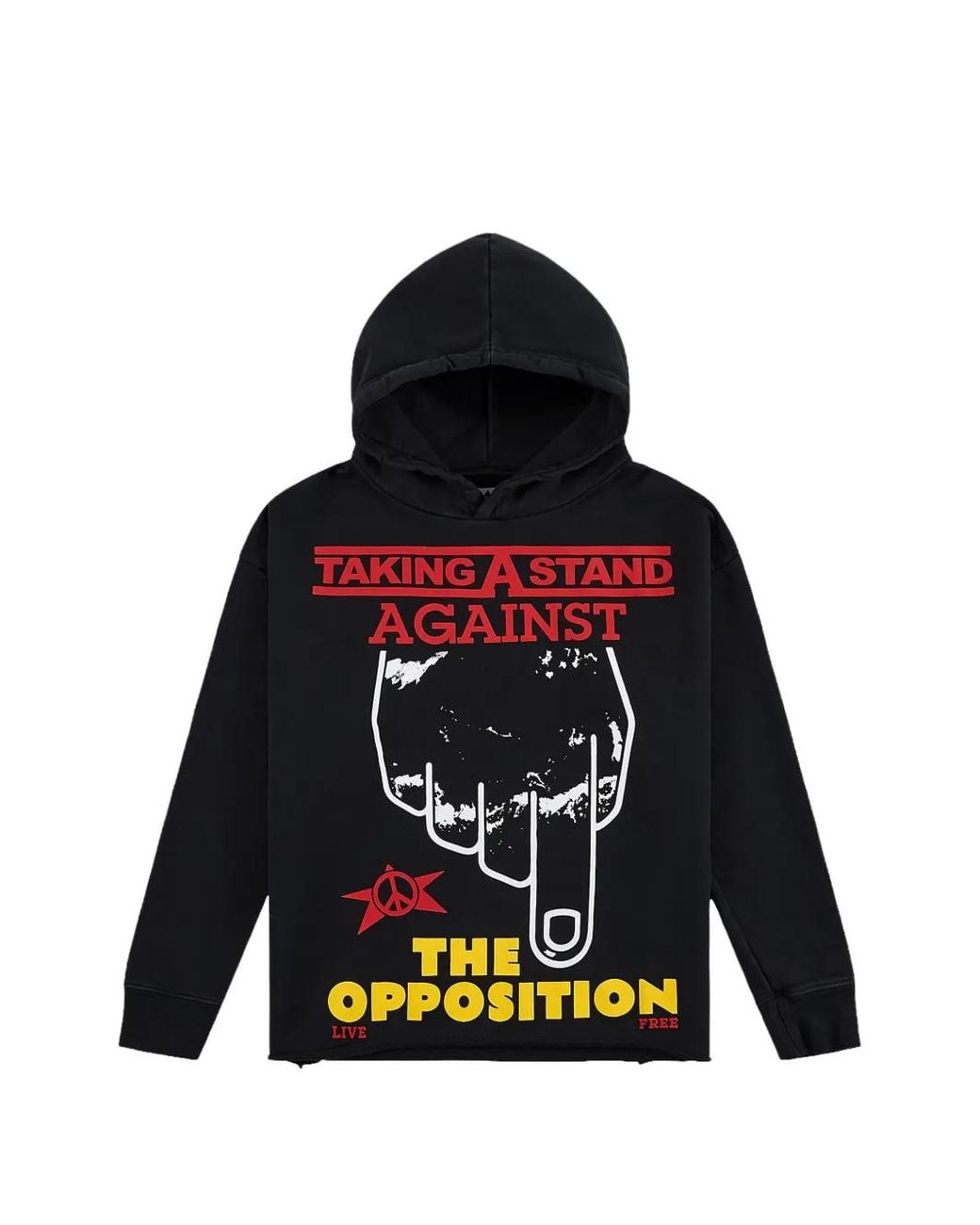 Barriers Black Take A Stand Hoodie for men