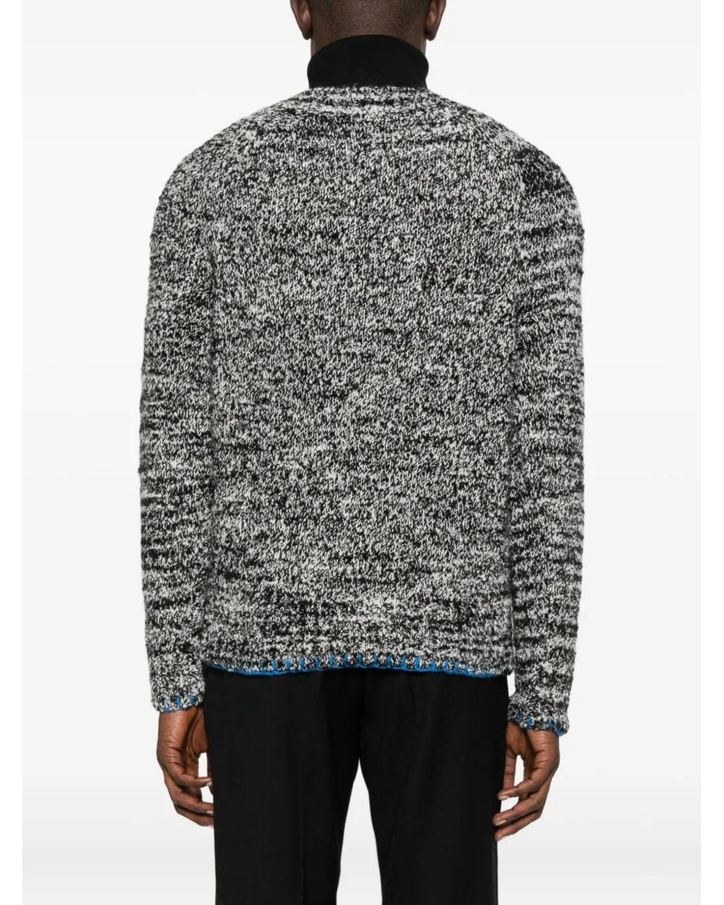 sunflower Gray Crew-Neck Sweater for men