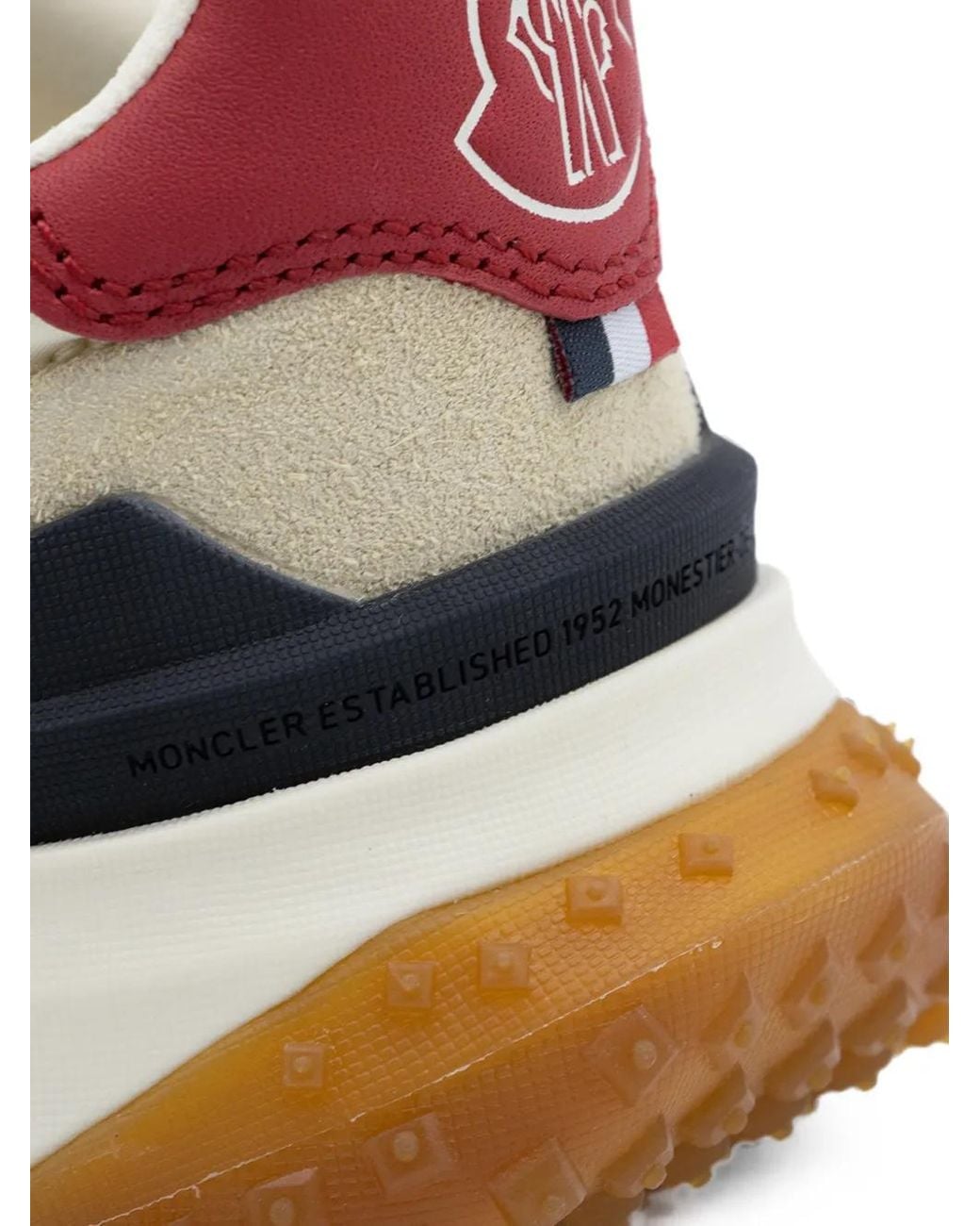Moncler White Flache Schuhe