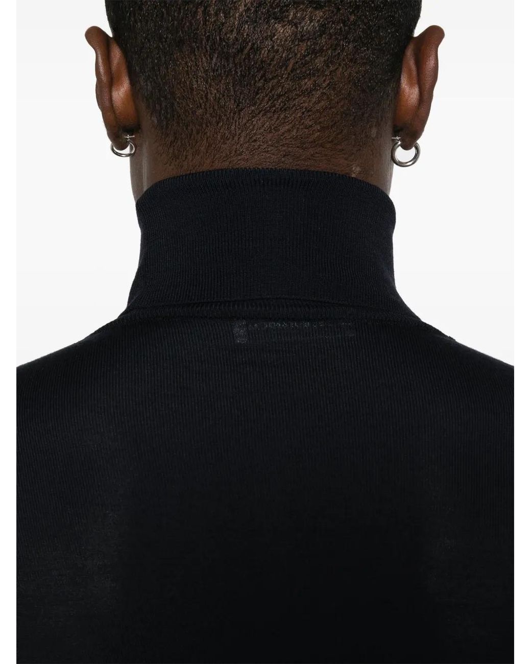 GOES BOTANICAL Black Dolcevita Sweater for men