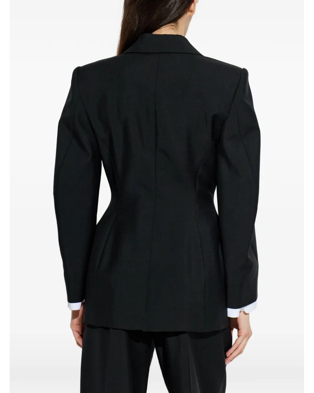 Givenchy Black Single-Breasted Cocoon Jacket
