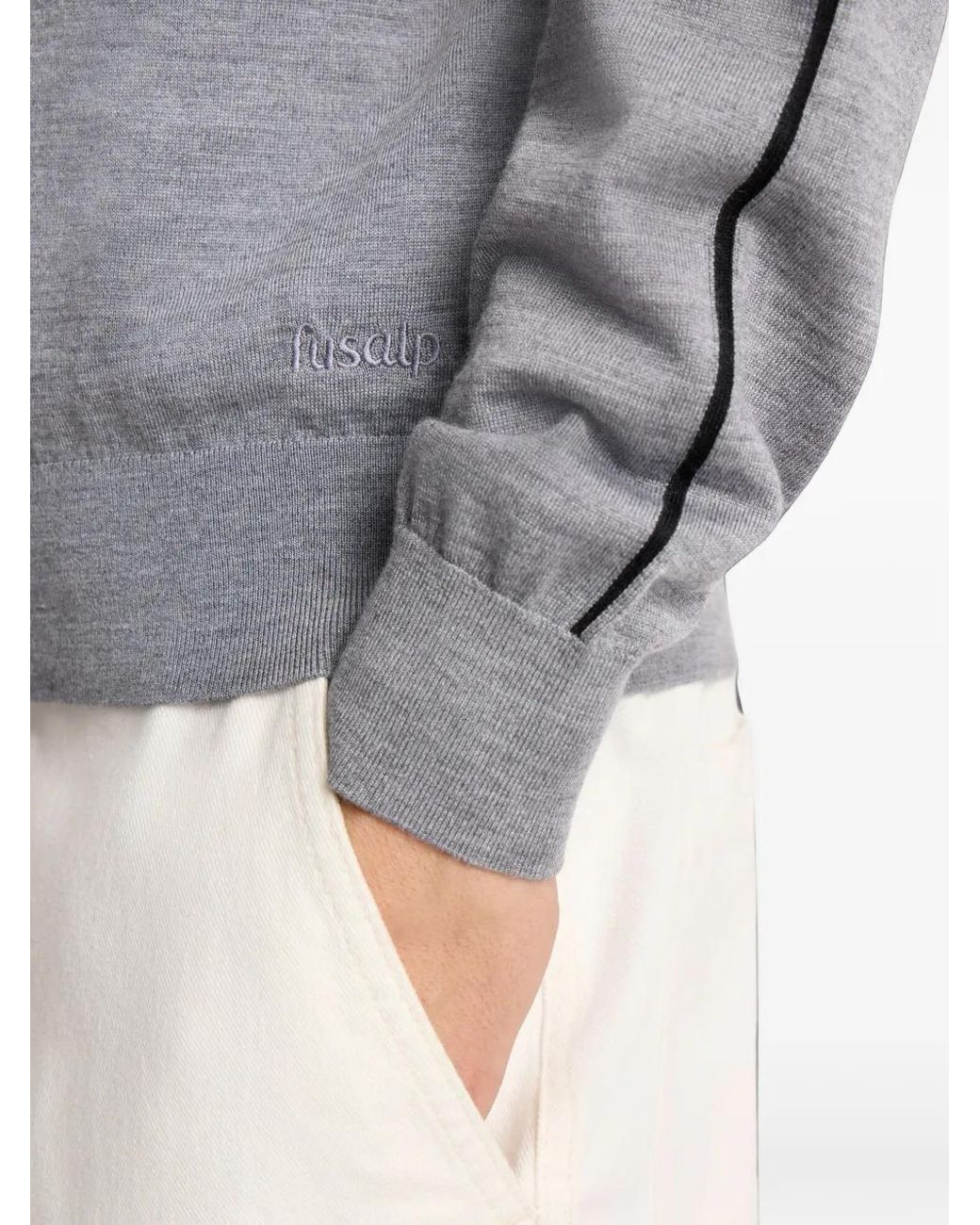 Jersey Nayral Fusalp de hombre de color Gray