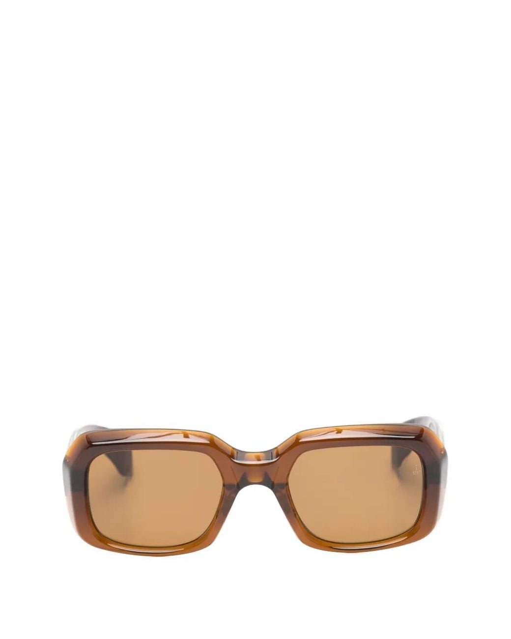 Jacques Marie Mage Natural Aldo Rectangle-Frame Sunglasses