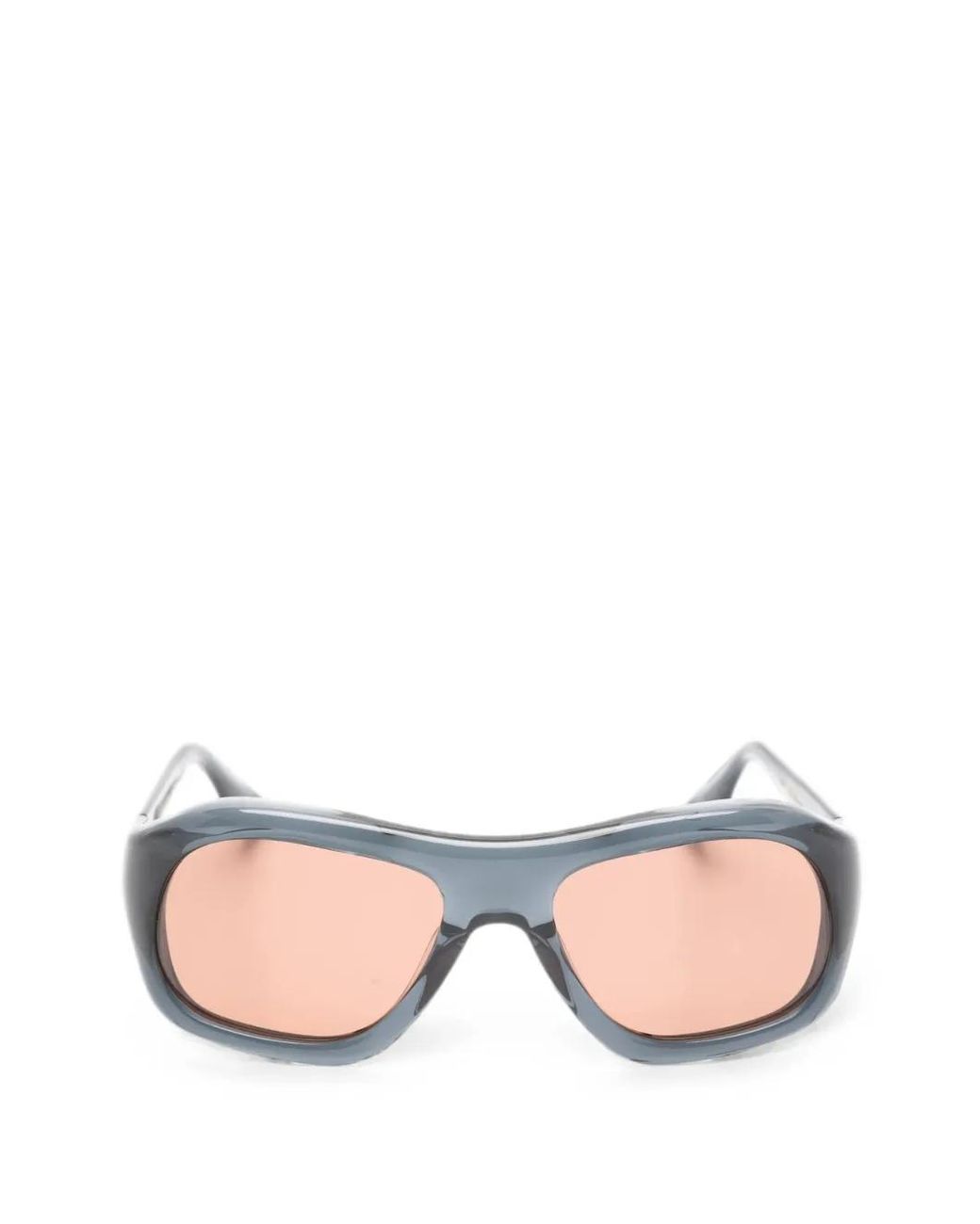 Port Tanger Pink Geometric-Frame Sunglasses
