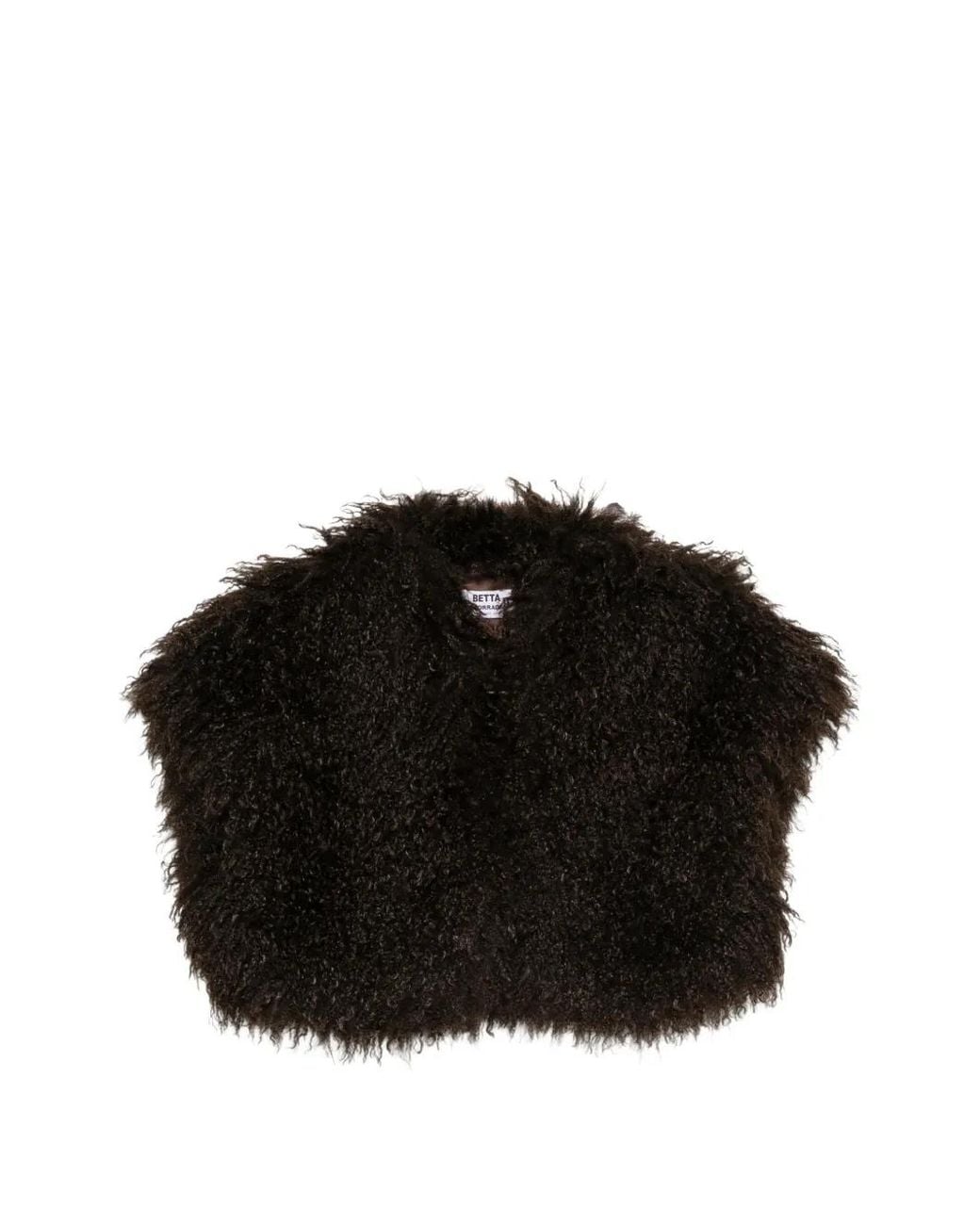Betta Corradi Black Cropped Gilet