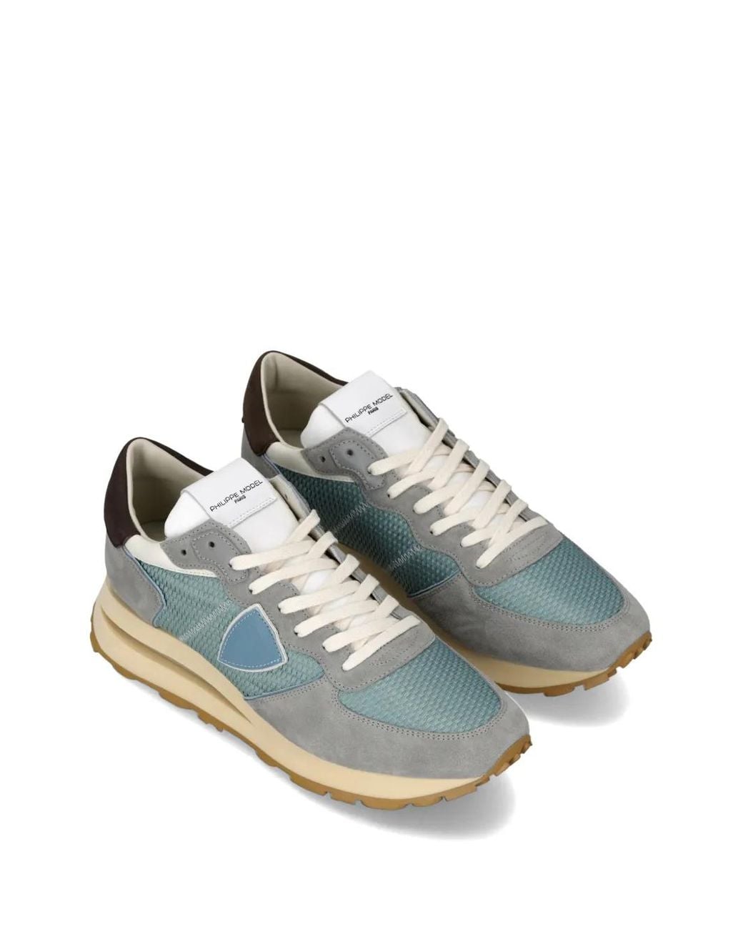 Philippe Model Blue Sneakers for men