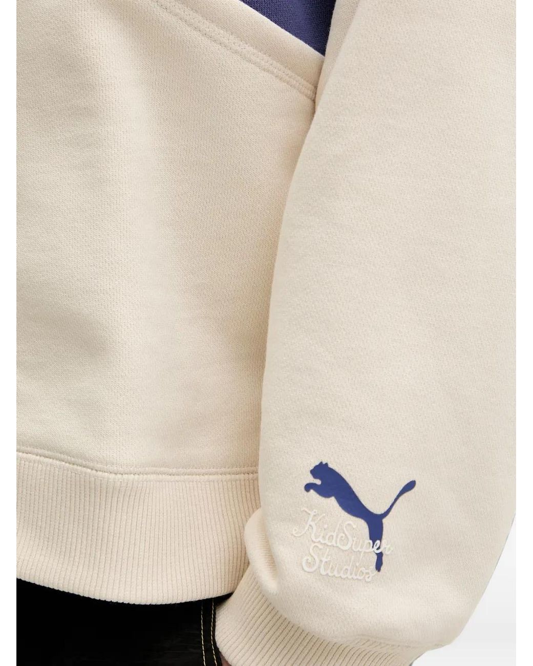 PUMA White X Kidsuper Colour-Block Hoodie for men