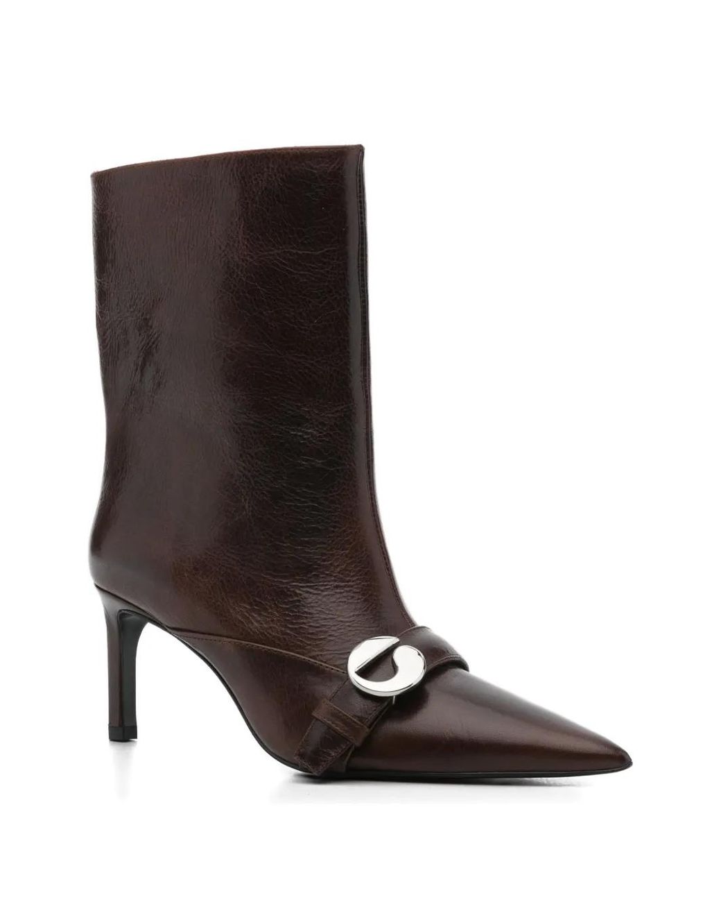 Coperni Brown 75Mm Belted Boots