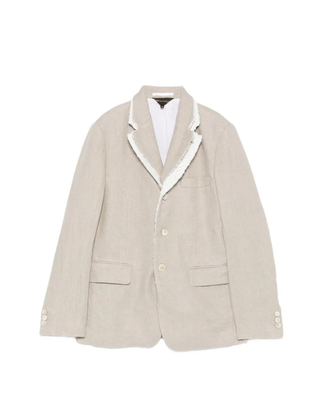 Comme des Garçons White Classic Blazer