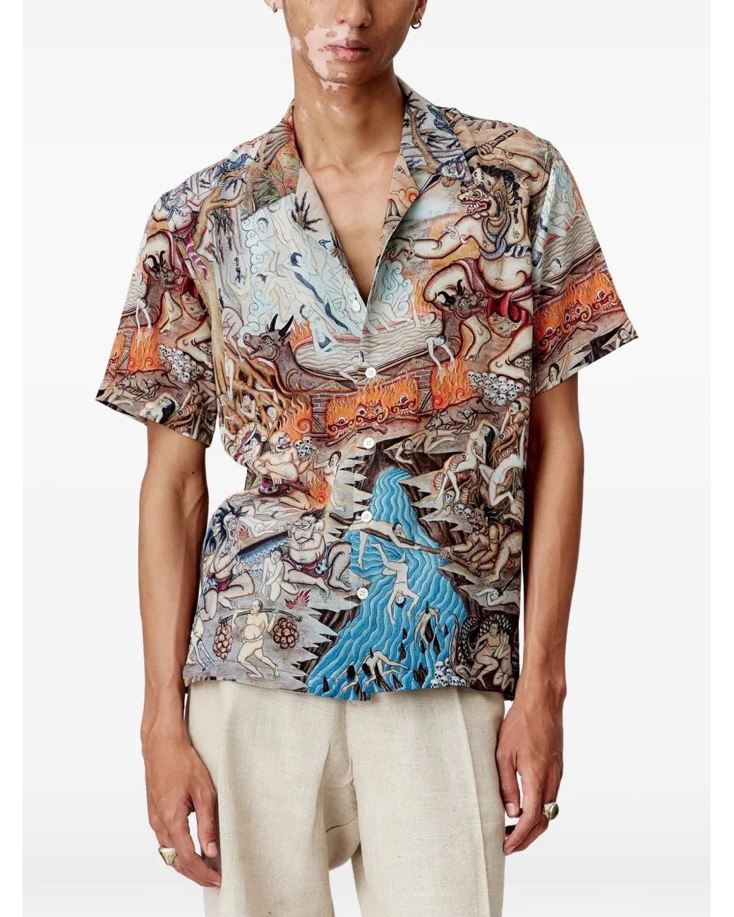 Camicia di Endless Joy in Gray da Uomo