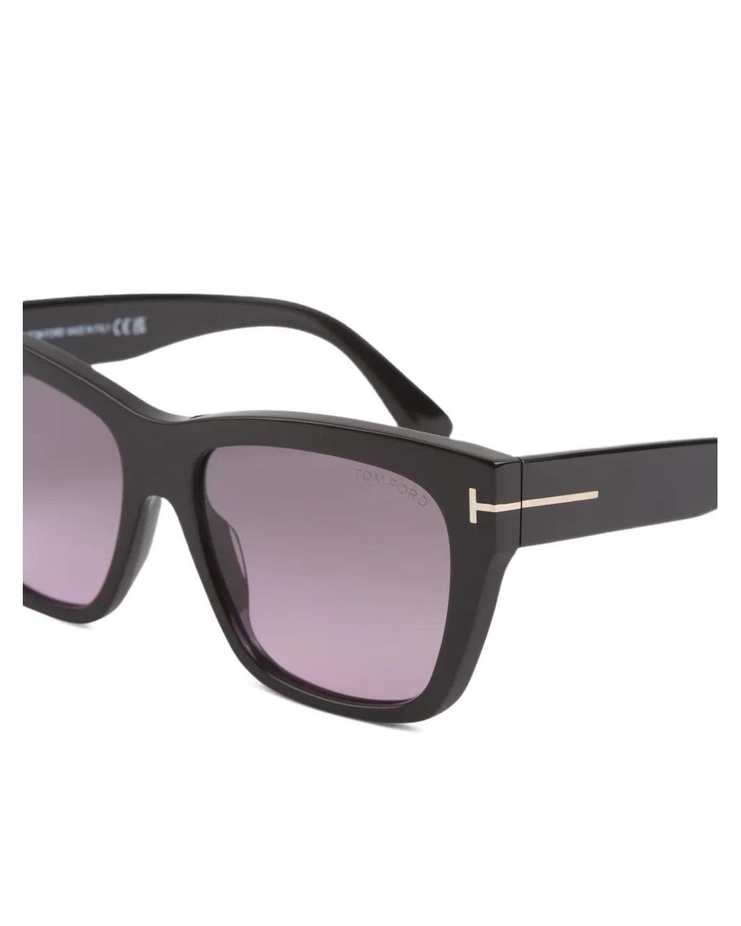 Tom Ford Gray Square-Frame Sunglasses