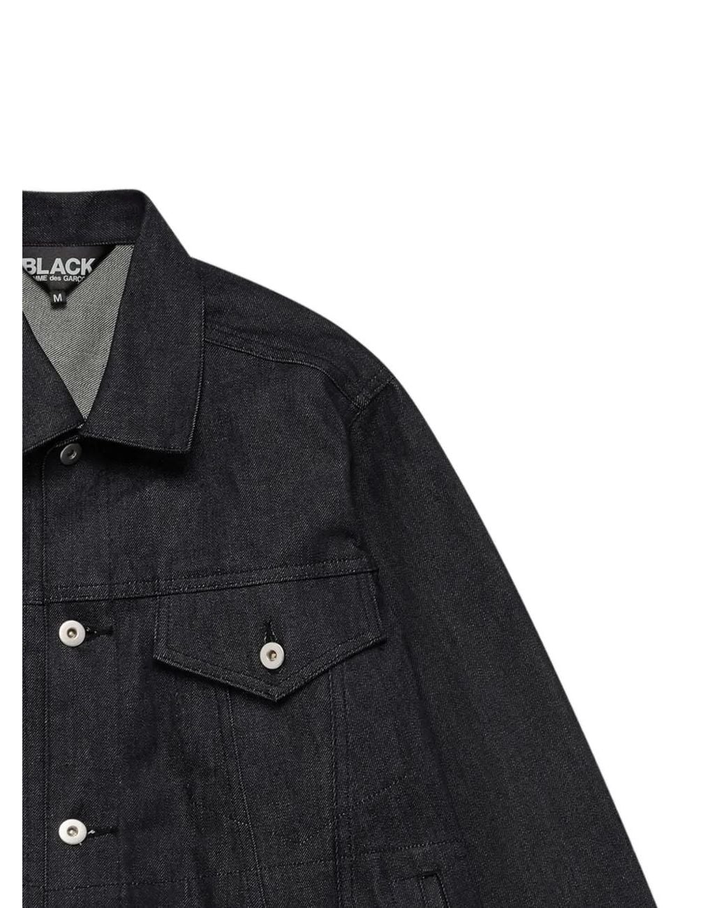 COMME DES GARÇON BLACK Black Denim Jacket