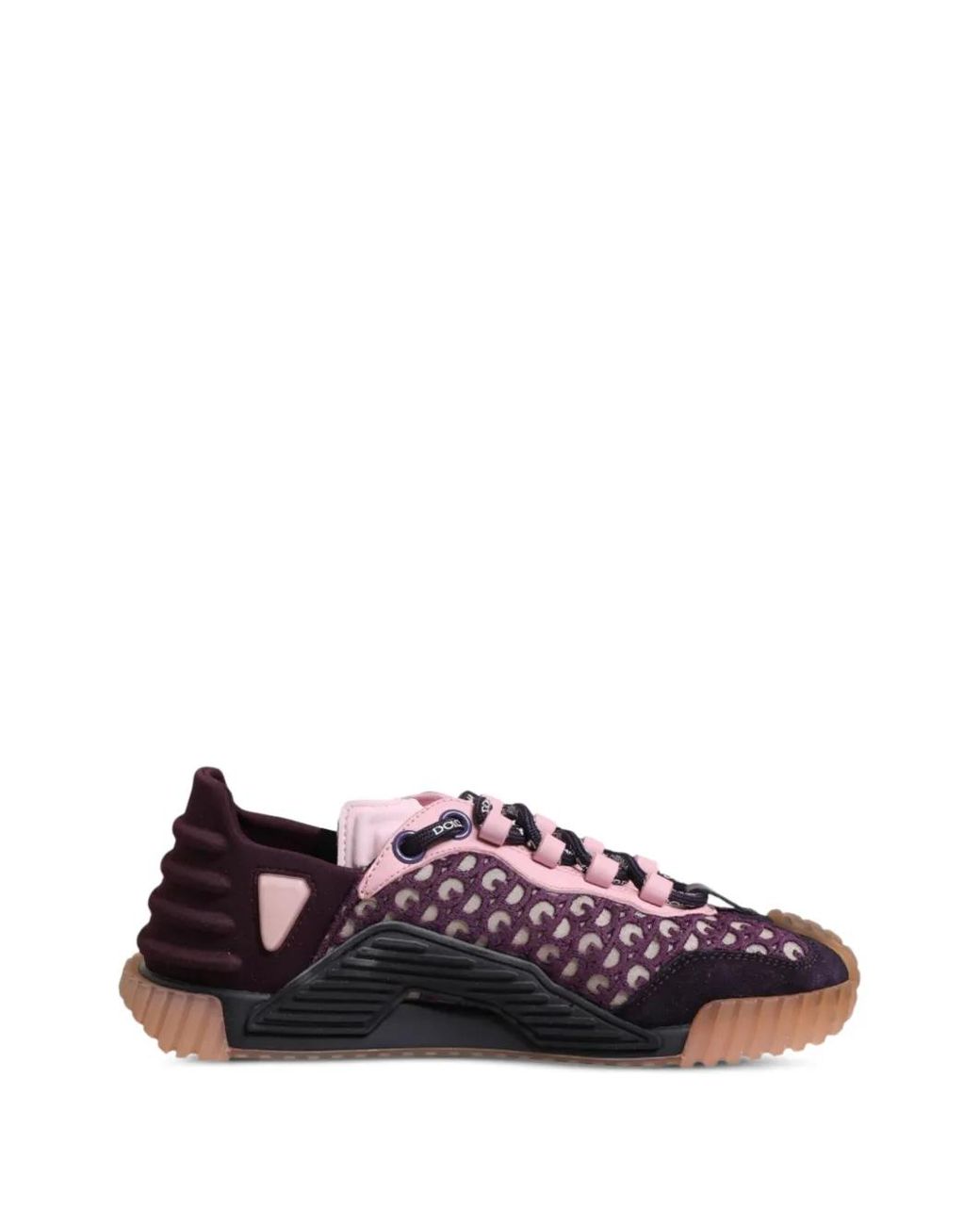 Dolce & Gabbana Purple Ns1 Logo-Print Sneakers