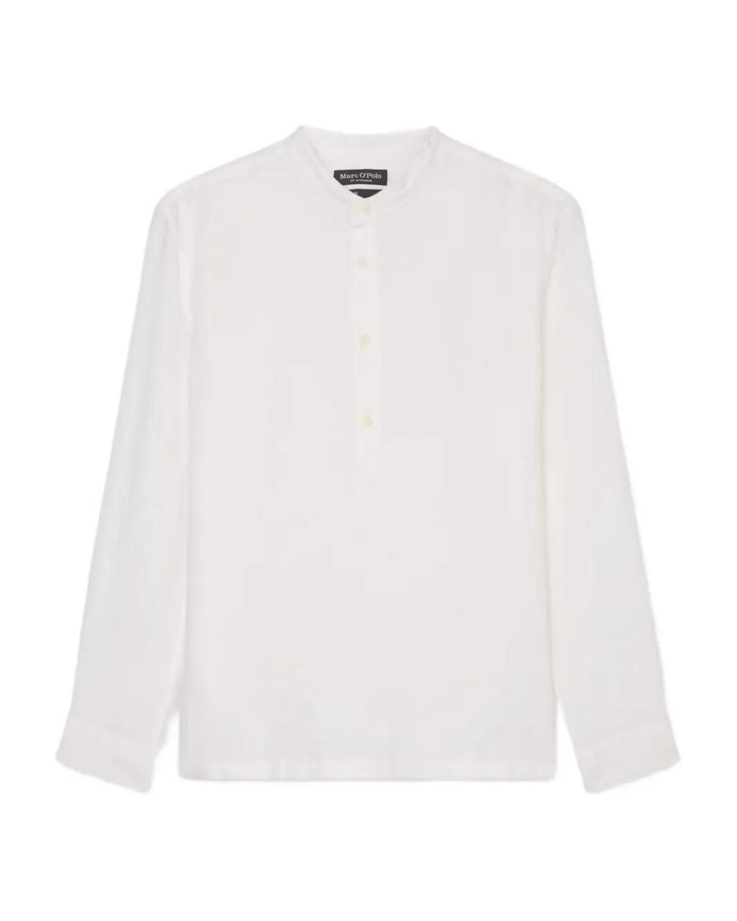 Marc O' Polo White Buttoned Long-Sleeve Shirt for men