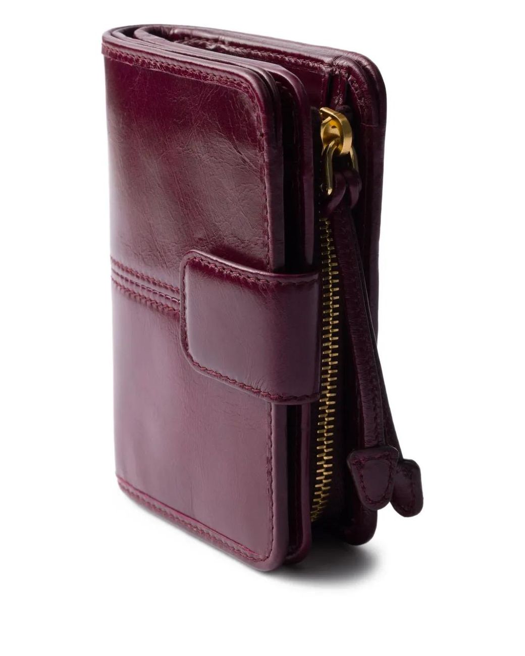 Prada Purple Small Leather Wallet